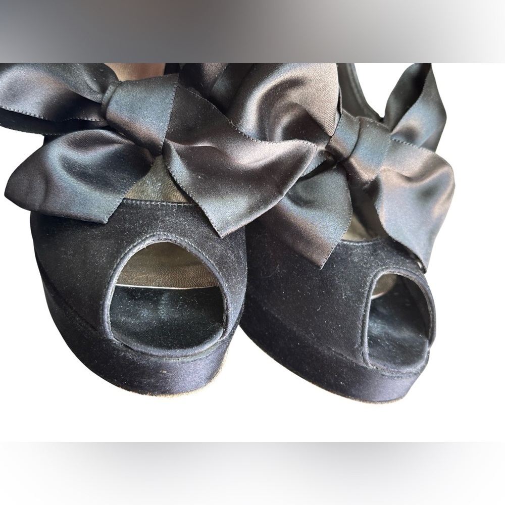 Stuart Weitzman Black Platform Heels - Picture 6 of 16